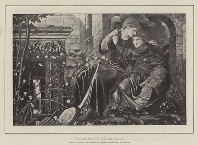 Amor entre las ruinas de Edward Burne Jones